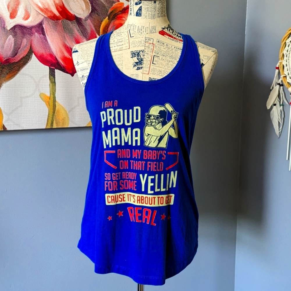 Proud Mama baseball/softball tank